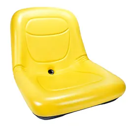 High Back Seat 15" Yellow PVC Vinyl Best Price