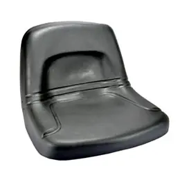Low Price High Back Steel Pan Seat - Black