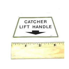 (Nr) Decal, Catcher Lift Reduced Price