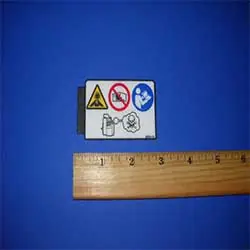 (Nr) Decal, Danger Eng Exhaust (Symbolic) Must Have