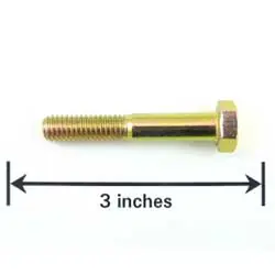 Hassle-Free Returns 5/16-2 Hex Bolt, Grd5 (100024)
